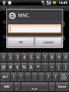 Key in 03 and press OK.