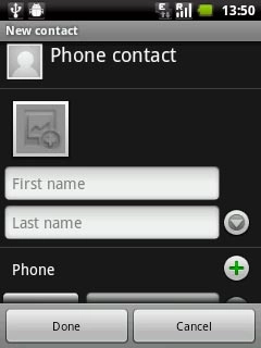 Press First name and key in the required first name.