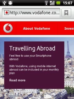 Press the bookmarks icon.