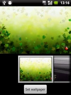 Press the required background image.