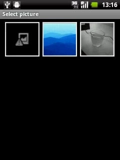 Press the required picture.