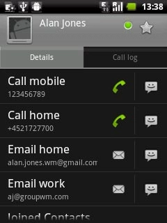 Press the required number.