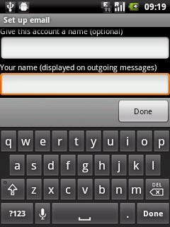 Press Done.Wait while your phone retrieves new email messages.
