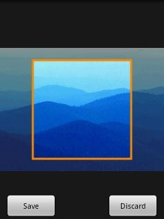 Drag the frame to the required position to select the required detail.