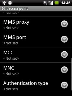 Press Authentication type.