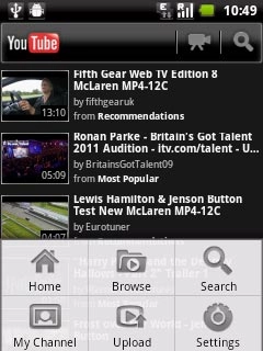 Press My Channel.Follow the instructions on the display to key in the required information and log on.