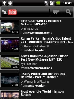 Press the search icon.