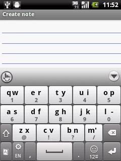 Press once on each key with the required letter to write the required word.A number of words based on the keys you've pressed is displayed.
