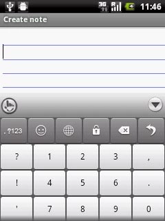 Press the required numbers to insert them.
