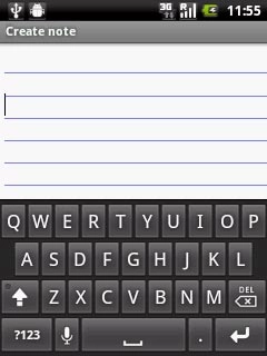 Press once on each letter to write the required word.A number of words based on the letters you've keyed in are displayed.