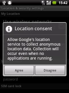 If you turn on the function:Press Agree.