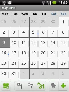 Press the required date.