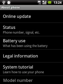 Press Online update.Follow the instructions on the display to update your phone's software.