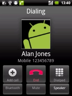 Make sure the call you want to end is active.Press End.The active call is ended and the call on hold is automatically activated.