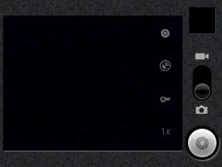 Press the geotagging icon.