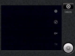 Press the capture photo icon to take the picture.