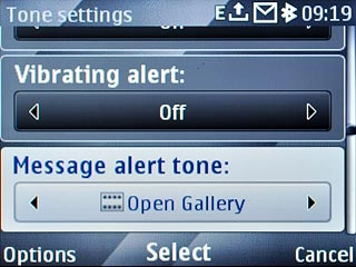 If you select Open Gallery: