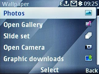 Highlight one of the following options:Photos