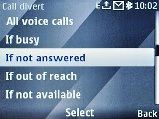 If you chose If not answered or If not available in step 2, you need to select a delay for the divert: