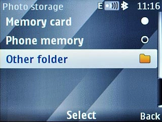 If you select Other folder: