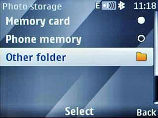 If you select Other folder: