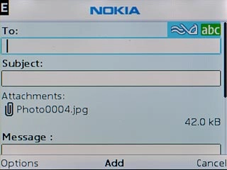 Scroll to To and press the Navigation key.