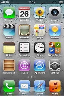 The 3G icon shows that 3G is available. If 3G isn't available, a different network mode is automatically selected.Further information: Select network mode