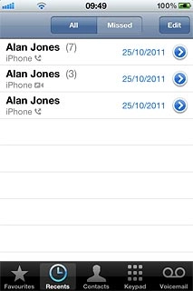 Press the required number.