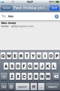 Press the required contact.