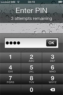 Key in your PIN and press OK.