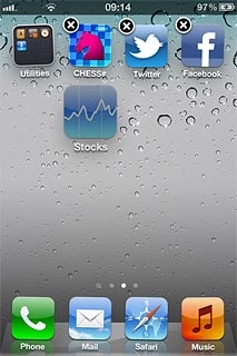 To move a menu item:Press and drag the required menu item to the required position.