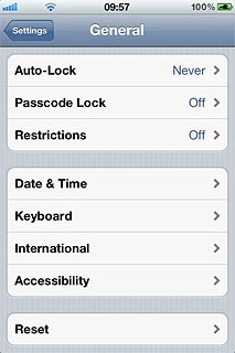 Press Passcode Lock.