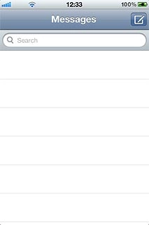 Press the new message icon in the top right corner of the display.