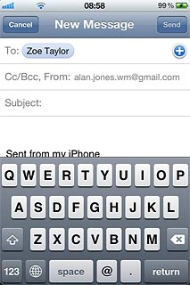 To add more recipients.Press Cc/Bcc.