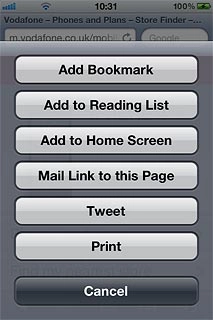 Press Add Bookmark.Edit the name of the bookmark, if required.