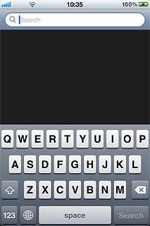To search by application name:Press Search.