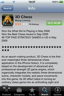 Press BUY NOW.If you're asked to log on to App Store, do this.Follow the instructions on the display to download and install the application.