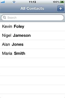 Press + in the top right corner of the display.