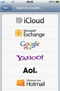 Press the required provider.