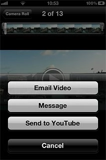 Press Send to YouTube.If it's the first time you use the application, you need to log on.