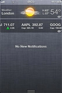 Press the required notification.Follow the instructions on the display to use the selected function.