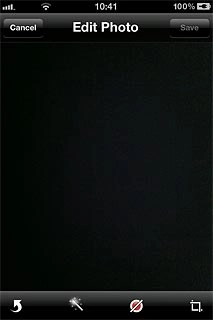 Press the remove red-eye icon.Press the area with red eyes.