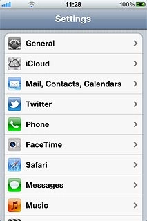 Press Mail, Contacts, Calendars.