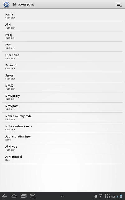 Press APN.Key in live.vodafone.com