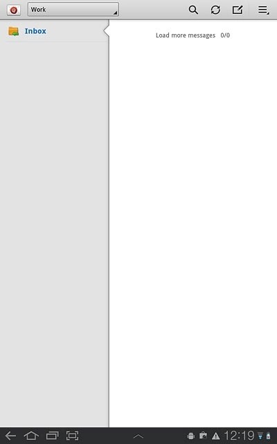 Press the home icon to return to standby mode.