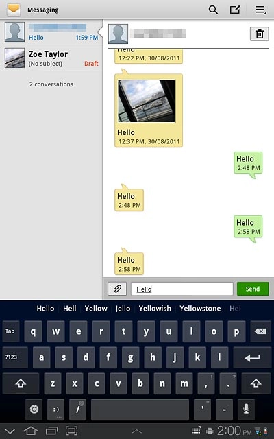 Press Send.