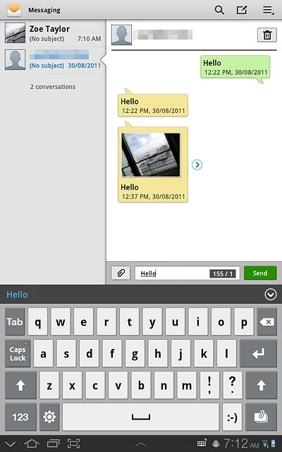 Press Send.