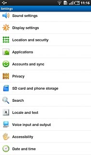 Press Date and time.