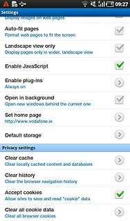 Press Clear all cookie data.