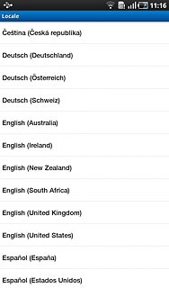 Press the required language.